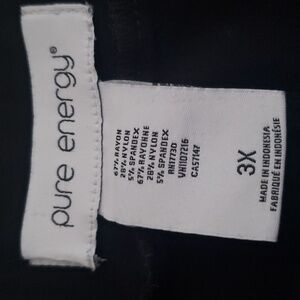Pure energy plus size 3x pants